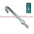 SELL copper screw fastener steel bolts stamping forging copper parts hot-dip galvanized electric line fitting